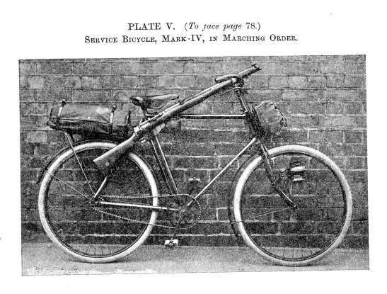 Service Bicycle (Mark IV) (Source: Cyclist Training, 1914).